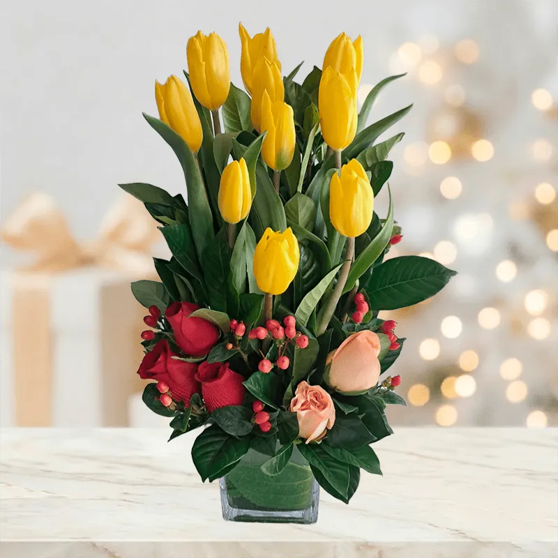 Tulipanes de Cristal