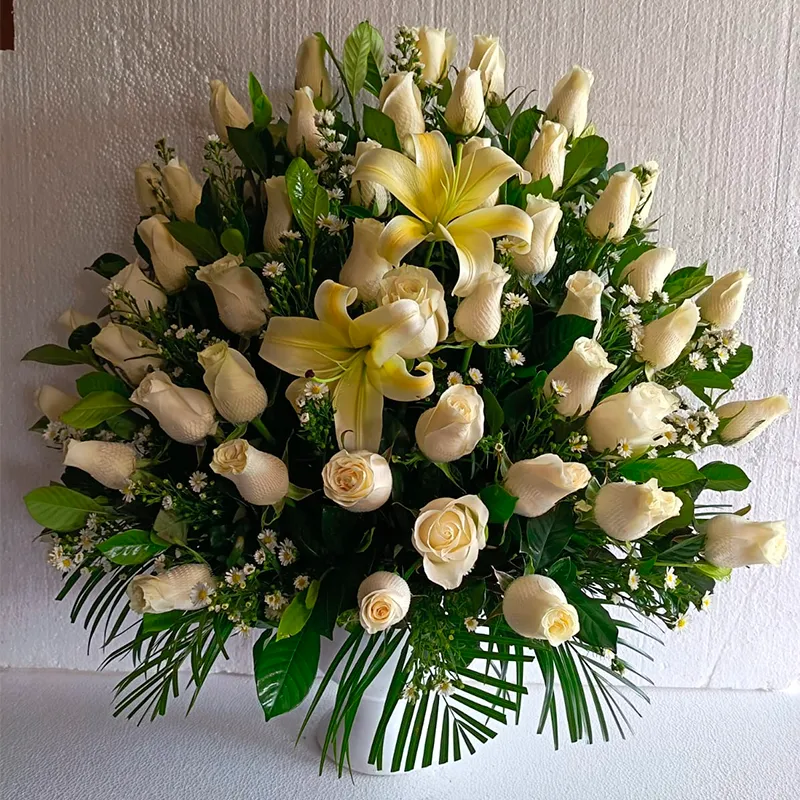 Arreglo de Rosas Blancas